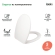 Сиденье для унитаза Iddis Optima Home ID 01 046.1 bel