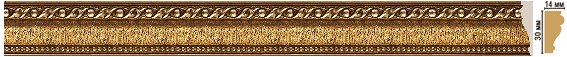 Молдинг Decomaster 125-43, 30x14x2400 мм Молдинг Decomaster 125-43, 30x14x2400 мм