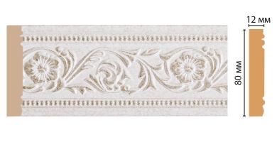 Молдинг Decomaster 150-19D, 80x12x2400 мм