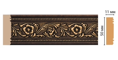 Молдинг Decomaster 156-56 ДМ, 51x11x2400 мм
