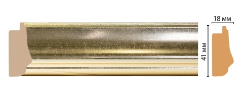 Багет Decomaster 477-1143 ДМ, 41x18x2900 мм Багет Decomaster 477-1143 ДМ, 41x18x2900 мм
