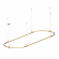 Основание ART-APRIORI-OVAL-HANG-3000x1000 (GD), Arlight, 048501, изображение 2 Основание ART-APRIORI-OVAL-HANG-3000x1000 (GD), Arlight, 048501, изображение 2
