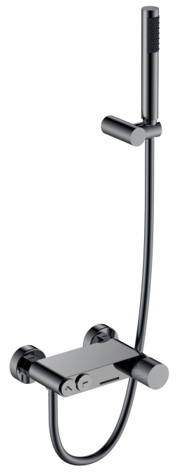 Смеситель для ванны с душем Boheme Stick 123-SGM.2 глянцевый графит Смеситель для ванны с душем Boheme Stick 123-SGM.2 глянцевый графит