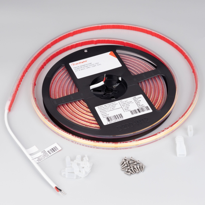Светодиодная лента герметичная COB-PS-X544-10mm 24V Warm2700 (11.5 W/m, IP67, CSP, 5m), Arlight, 031910(2), изображение 3