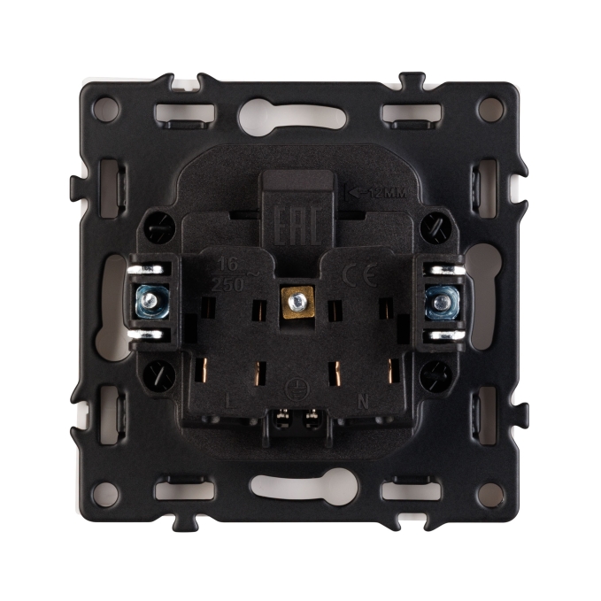 Механизм электрической розетки SCT-NOBE-MEU1-SFPL-GD (230V, 16A), Arlight, 054278, изображение 2