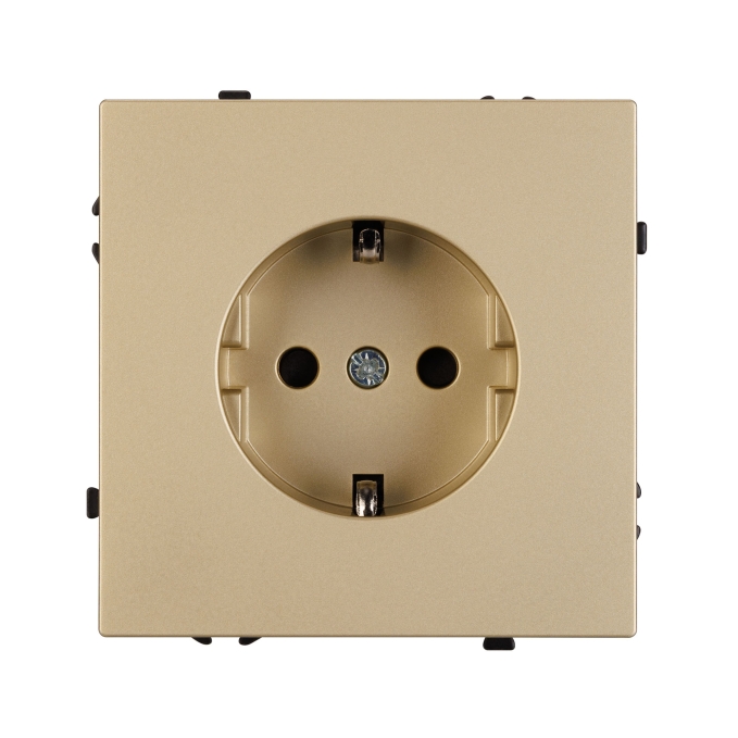 Механизм электрической розетки SCT-NOBE-MEU1-SFPL-GD (230V, 16A), Arlight, 054278, изображение 4