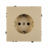 Механизм электрической розетки SCT-NOBE-MEU1-SFPL-GD (230V, 16A), Arlight, 054278, изображение 4