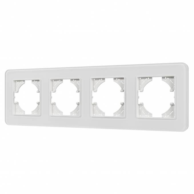 Рамка стеклянная FRM-OMALI-GS-4-WH, Arlight, 049700, изображение 1 Рамка стеклянная FRM-OMALI-GS-4-WH, Arlight, 049700, изображение 1