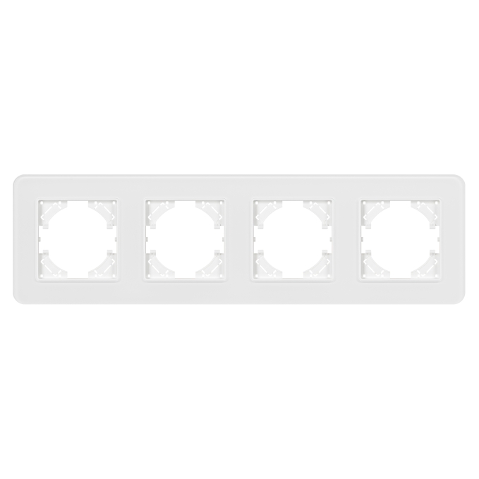 Рамка стеклянная FRM-OMALI-GS-4-WH, Arlight, 049700, изображение 4 Рамка стеклянная FRM-OMALI-GS-4-WH, Arlight, 049700, изображение 4