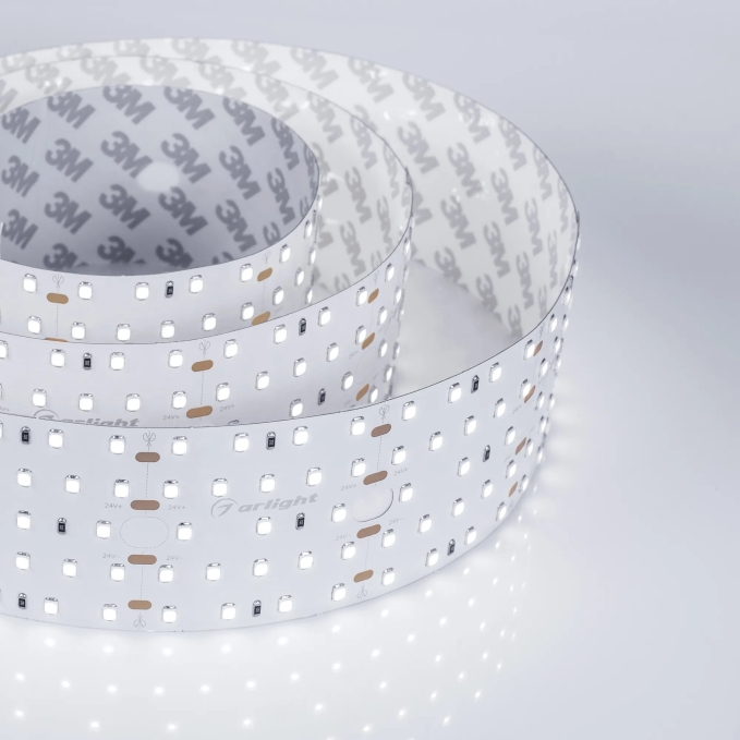 Светодиодная лента S2-2500 24V White 5500K 52mm (2835, 420 LED/m, LUX), Arlight, 021203, изображение 2 Светодиодная лента S2-2500 24V White 5500K 52mm (2835, 420 LED/m, LUX), Arlight, 021203, изображение 2
