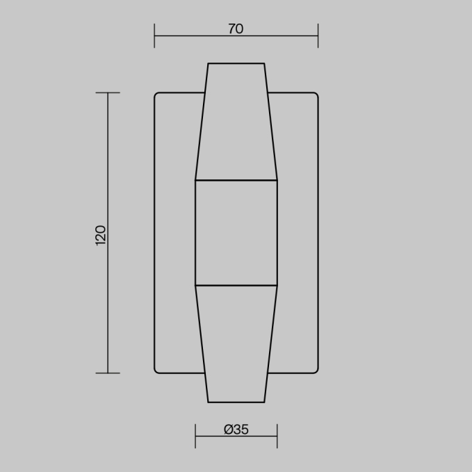 Настенный светильник (бра) Элегантный / Elegant 2700К 6Вт, C084WL-L7BS2.7K-1, изображение 8 Настенный светильник (бра) Элегантный / Elegant 2700К 6Вт, C084WL-L7BS2.7K-1, изображение 8