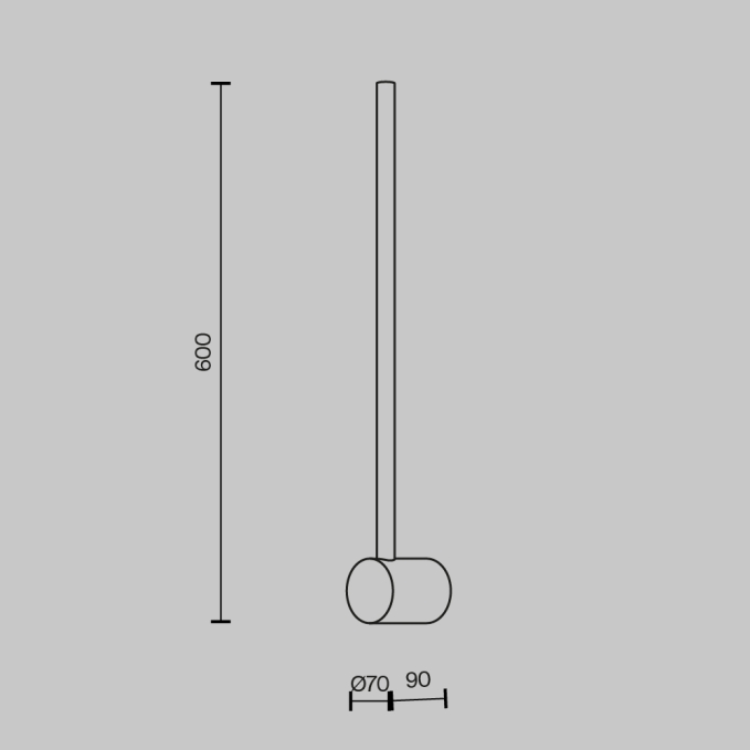 Настенный светильник (бра) Луч света / Light stick 3000К 7Вт, MOD237WL-L6BS3K, изображение 2 Настенный светильник (бра) Луч света / Light stick 3000К 7Вт, MOD237WL-L6BS3K, изображение 2