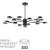 Люстра LED GX53 15*7W 220V TORINA COMFI LN26 235 LUMION 8117/15