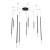 Люстра LED 27W 3000K 220V STICK LEDIO LN26 000 LUMION 8400/27L