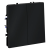 Выключатель встраиваемый VOLTUM S70 двухклавишный 10А, (графит), Voltum, VLS020107