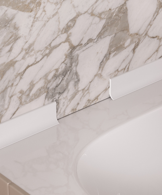 Плинтус Cosca Decor PL001, 40х12x2000 мм, Экополимер Плинтус Cosca Decor PL001, 40х12x2000 мм, Экополимер