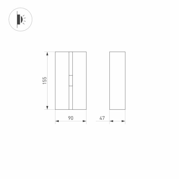 Светильник LGD-STRIPE-3W Day4000 (GR, 20 deg, 230V), Arlight, 034980, изображение 5