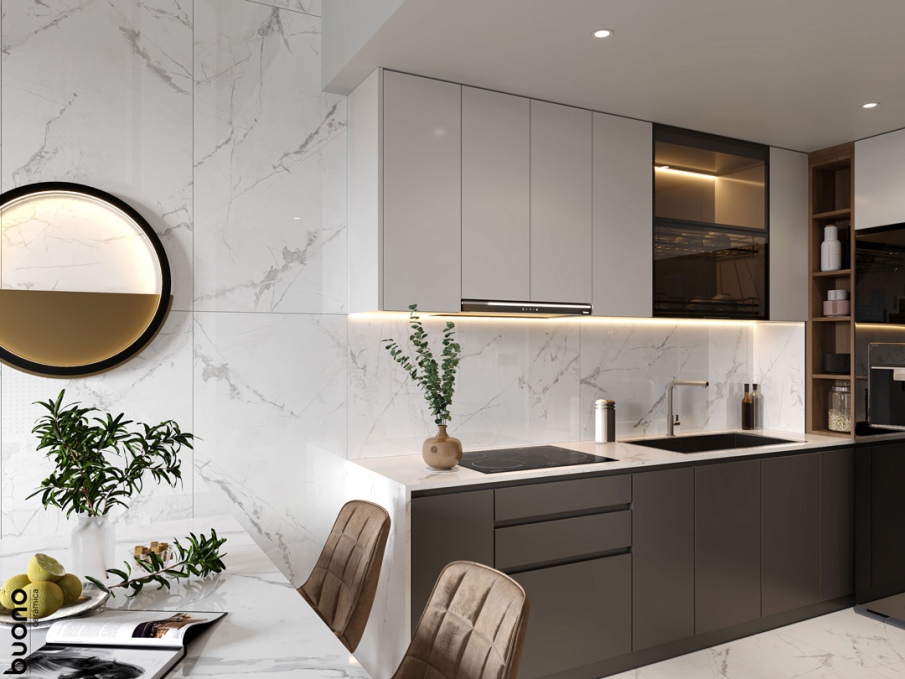 Керамогранит Buono Ceramica Marble Statuario Adele Carving 60x120, M4404C