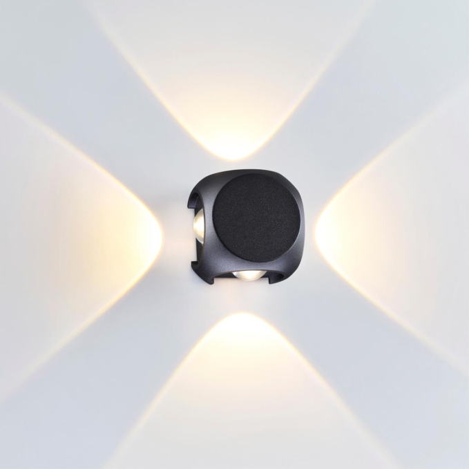 Настенный светильник IP54 LED 8W 716Лм 3200K 70° MIKO HIGHTECH ODL21 333 ODEON LIGHT 4222/8WL, фото на белом фоне Настенный светильник IP54 LED 8W 716Лм 3200K 70° MIKO HIGHTECH ODL21 333 ODEON LIGHT 4222/8WL, фото на белом фоне
