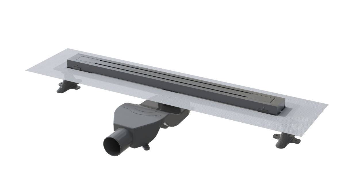 Душевой лоток Boheme Premium Trendy 983-60-GM gun metal