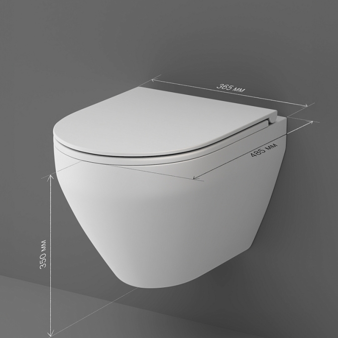 Унитаз AM.PM Spirit 2.0 C701700MWSC Унитаз AM.PM Spirit 2.0 C701700MWSC