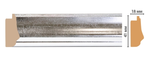 Багет Decomaster 477-1144 ДМ, 41x18x2900 мм Багет Decomaster 477-1144 ДМ, 41x18x2900 мм