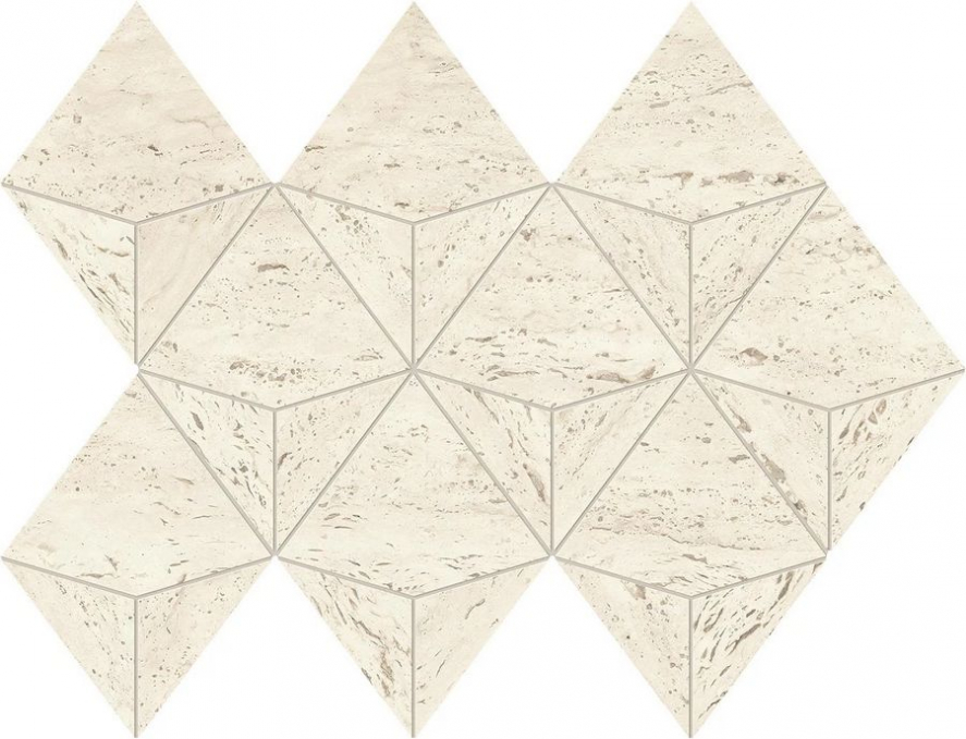 Мозаика Atlas Concorde Italy Marvel Travertine White Mosaico Origami 28x41, AF9J Мозаика Atlas Concorde Italy Marvel Travertine White Mosaico Origami 28x41, AF9J