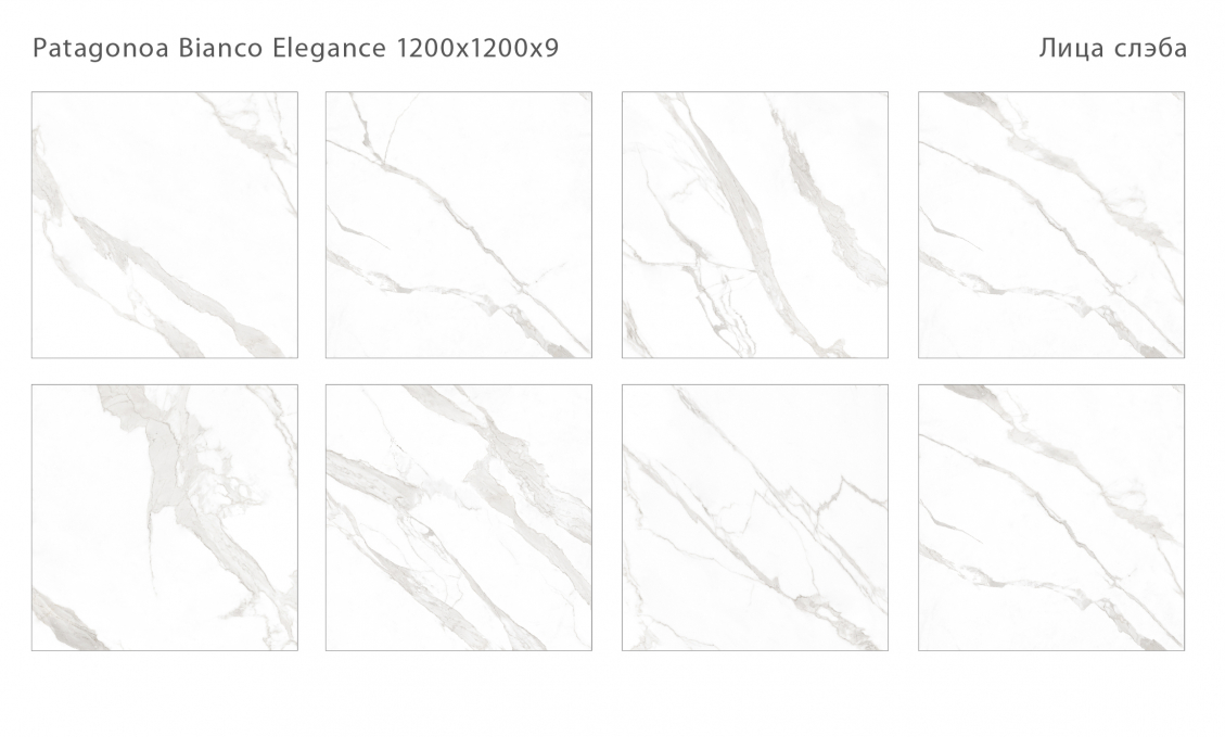 Керамический слэб StaroSlabs Polished Patagonoa Bianco Elegance 120x120 Керамический слэб StaroSlabs Polished Patagonoa Bianco Elegance 120x120