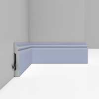 Плинтус напольный Decomaster D005-117ДМ, 79x13x2400 мм