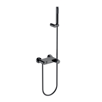 Смеситель для ванны с душем Boheme Stick 123-SGM.3 глянцевый графит