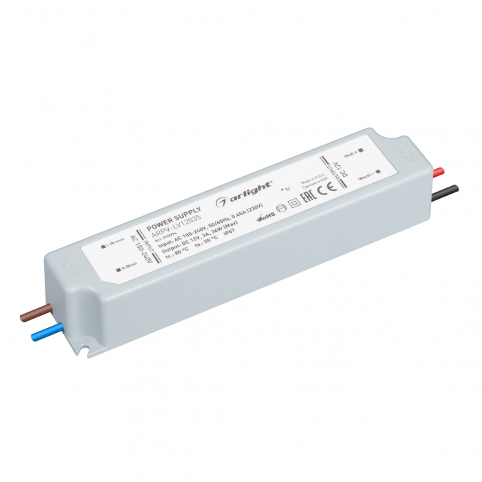 Блок питания ARPV-LV12035 (12V, 3.0A, 36W), Arlight, 010996, изображение 1