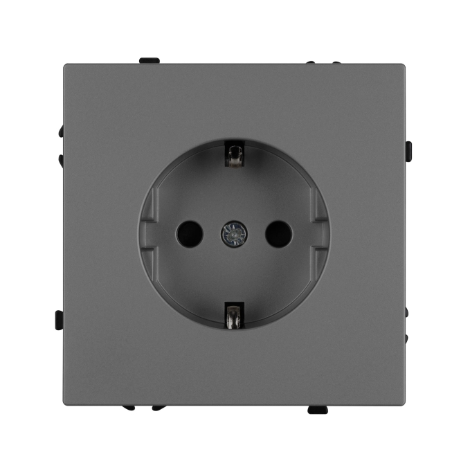 Механизм электрической розетки SCT-NOBE-MEU1-SFPL-GR (230V, 16A), Arlight, 054279, изображение 4