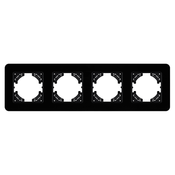 Рамка стеклянная FRM-OMALI-GS-4-BK, Arlight, 049701, изображение 4 Рамка стеклянная FRM-OMALI-GS-4-BK, Arlight, 049701, изображение 4