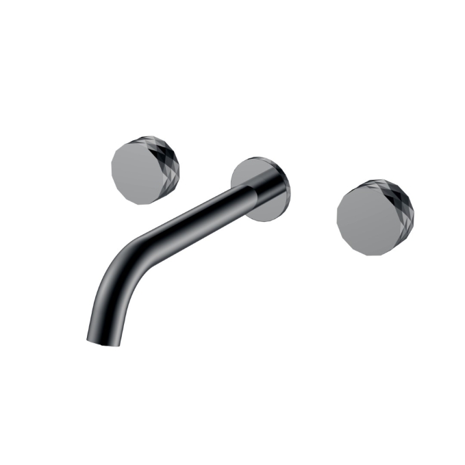 Встраиваемый смеситель Boheme Stick 152-2-SGM.1 глянцевый графит