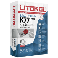 Клей для плитки и керамогранита Litokol Superflex K77 Evo, 25 кг Клей для плитки и керамогранита Litokol Superflex K77 Evo, 25 кг