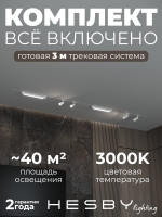 Комплект трековый Skylite №5, Hesby Lighting, HSBL_kompl_S005_VI3W3K