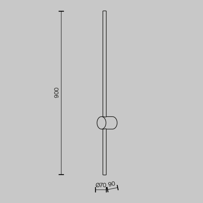 Настенный светильник (бра) Луч света / Light stick 3000К 10Вт, MOD237WL-L11B3K, изображение 2 Настенный светильник (бра) Луч света / Light stick 3000К 10Вт, MOD237WL-L11B3K, изображение 2