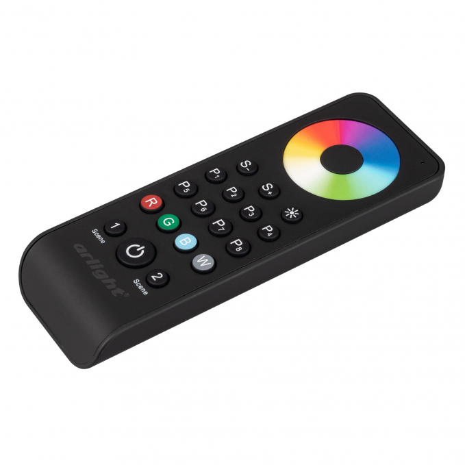 Пульт SMART-R43-RGBW Black (1 зона, 2.4G), Arlight, 031937, изображение 1