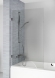 Шторка на ванну Riho Scandic 65x150 R G001136120 R профиль хром Шторка на ванну Riho Scandic 65x150 R G001136120 R профиль хром