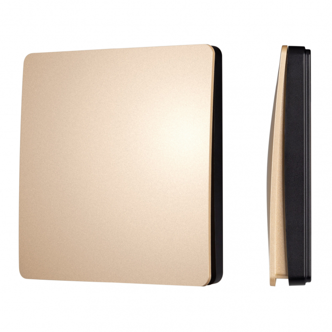 INTELLIGENT ARLIGHT Кнопочная панель KINETIC-801-22-1G-WP-SUF Gold (No battery, IP67, 433Mhz), Arlight, 051676, изображение 1 INTELLIGENT ARLIGHT Кнопочная панель KINETIC-801-22-1G-WP-SUF Gold (No battery, IP67, 433Mhz), Arlight, 051676, изображение 1