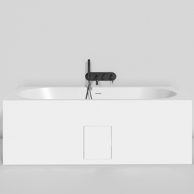Ванна из литьевого камня Salini Ornella Axis Kit 170x75 103513G белая глянцевая встраиваемая Ванна из литьевого камня Salini Ornella Axis Kit 170x75 103513G белая глянцевая встраиваемая