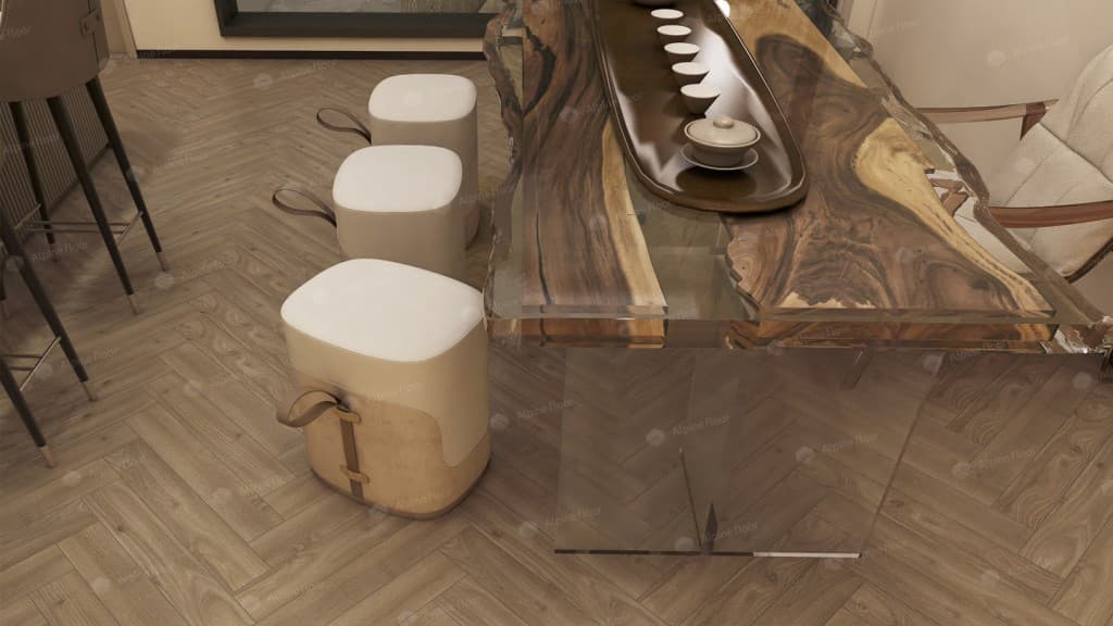 Ламинат Alpine Floor Herringbone 12 Дуб Калабрия, LF105-09 Ламинат Alpine Floor Herringbone 12 Дуб Калабрия, LF105-09