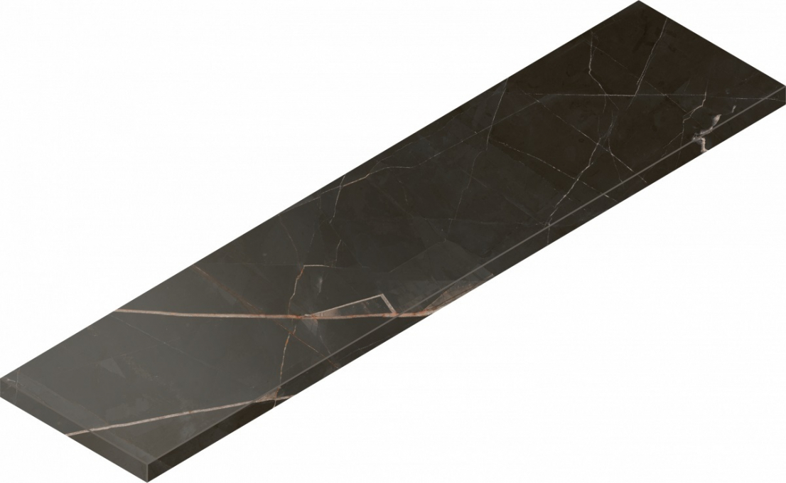 Ступень Italon Stellaris Absolut Black угловая левая 33x120, 620070002611 Ступень Italon Stellaris Absolut Black угловая левая 33x120, 620070002611