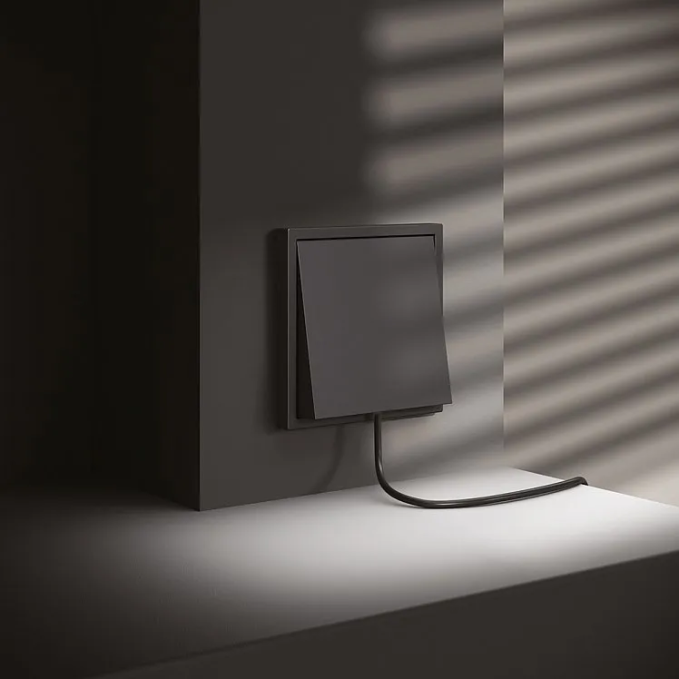 Вывод кабеля VOLTUM S70, (графит), Voltum, VLS080207 Вывод кабеля VOLTUM S70, (графит), Voltum, VLS080207