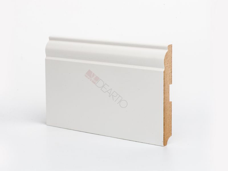 Плинтус Deartio U104-120 Белый, 120x16x2050 мм Плинтус Deartio U104-120 Белый, 120x16x2050 мм