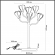 Настольная лампа G4 LED 6*5W GARDI MODERN ODL25 553 ODEON LIGHT 5090/6T, схема товара Настольная лампа G4 LED 6*5W GARDI MODERN ODL25 553 ODEON LIGHT 5090/6T, схема товара