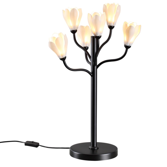 Настольная лампа G4 LED 6*5W GARDI MODERN ODL25 553 ODEON LIGHT 5090/6T, фото на белом фоне Настольная лампа G4 LED 6*5W GARDI MODERN ODL25 553 ODEON LIGHT 5090/6T, фото на белом фоне