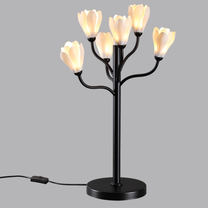Настольная лампа G4 LED 6*5W GARDI MODERN ODL25 553 ODEON LIGHT 5090/6T, фото на цветном фоне 1 Настольная лампа G4 LED 6*5W GARDI MODERN ODL25 553 ODEON LIGHT 5090/6T, фото на цветном фоне 1