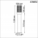 Светильник ландшафтный IP54 E27 max 25W 220-240V MATRIX STREET NT24 668 NOVOTECH 370972, схема товара Светильник ландшафтный IP54 E27 max 25W 220-240V MATRIX STREET NT24 668 NOVOTECH 370972, схема товара