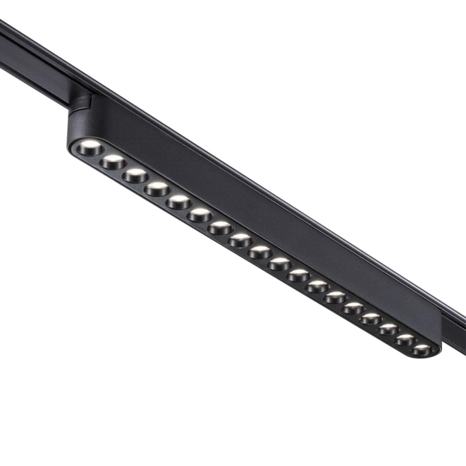 Трековый светильник для низковольтного шинопровода IP20 LED 18W 48V 4000K 1710Лм SMAL SHINO NT23 185 NOVOTECH 359078, фото на белом фоне Трековый светильник для низковольтного шинопровода IP20 LED 18W 48V 4000K 1710Лм SMAL SHINO NT23 185 NOVOTECH 359078, фото на белом фоне